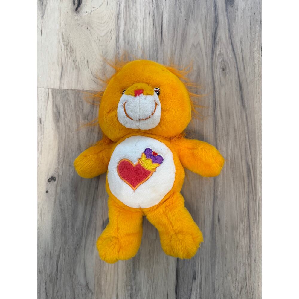 Vintage 2004 Care Bears Cousins Brave Heart Lion 13" Stuffed Animal Plush Toy